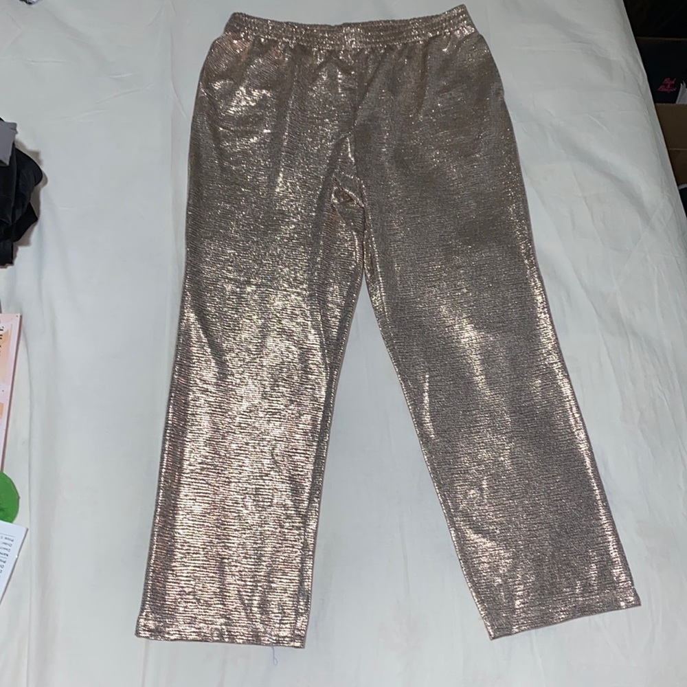 Attitudes by Renee fabulous foil pants